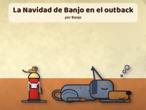Portada de La Navidad de Banjo en el outback